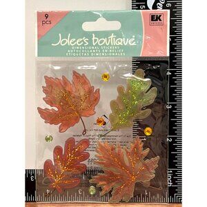 2010 Jolees Boutique Vellum Leaves 50-20425 Dimensional Stickers EMBELLISHMENT
